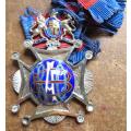 Silver Hallmarked Masonic Queens Lodge Jewel - Primo H.L Harpur 1912