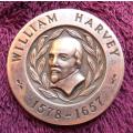 Large William Harvey Blood Donor Medallion