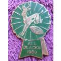 1960 Vintage enamelled Springboks - All Black Badge