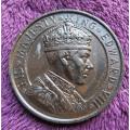 1937 King Edward VIII Crowned Medallion Rare