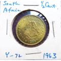 1963 RSA 1/2 Cent Coin