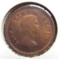 1953 SA Union Farthing Quarter Penny 1/4d Coin