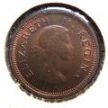 1955 SA Union Farthing Quarter Penny 1/4d Coin