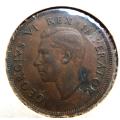 1937 SA Union Penny 1d Coin