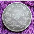 1894 ZAR 3d Silver Coin