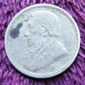 1897 ZAR 3d Silver Coin