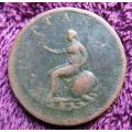 1799 Charles III Halfpenny Coin