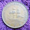 1936 SA Union 1 Penny Coin