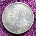 1892 ZAR 1/ Shilling - .925 Silver Coin