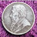 1895 ZAR 1/ Shilling - .925 Silver Coin