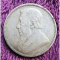 1896 ZAR 1/ Shilling - .925 Silver Coin