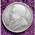 1897 ZAR 1/ Shilling - .925 Silver Coin