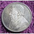 1897 ZAR 1/ Shilling - .925 Silver Coin