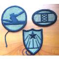 3 x US Army embroidered Patches - 84th +