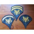 3 x US Army Specialist Rank Insignia Patches
