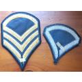 2 x US Army Specialist Rank Insignia Patches