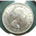 1953 Australia SILVER Shilling