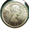 1953 Australia SILVER 2 Shillings Florin