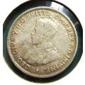 1912 Australia SILVER Threepence 3d