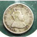 1910 Australia SILVER Sixpence 6d