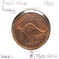 1951 Australia Penny