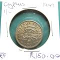1947 Cyprus 1 Shilling