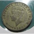 1943(I) East Africa SILVER 50 Cents