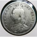 GB 1887 SILVER 2/6 Shilling Half Crown