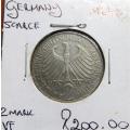 1964(G) Germany 2 Marks SCARCE