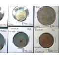 World Coin Collection in Mylar type Flips R1 START - 1 Bid for All Rhodesia/Palestine+