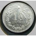 1914 Mexico 10 Cent - Condition - SILVER