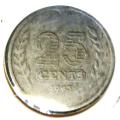 1943 Netherlands 25 Cents