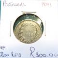 1891 Portugal SILVER 200 Reis
