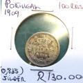 1909 Portugal SILVER 100 Reis