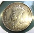 1932 Southern Rhodesia SILVER 1 Shilling
