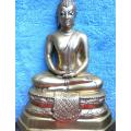 Large Vintage Heavy Brass Buddha Statuette +-240mm (h)