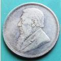 ZAR 1897 2 Shillings 0.925 Silver Coin