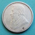 ZAR 1892 3d Three pence tiekie 0.925 Silver Coin