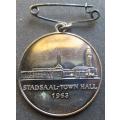 1963 Klerksdorp Town Hall Medallion Unknown Metal