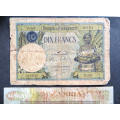 4 x Africa bank Notes  -  1 Bid