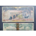 3 x 1956 Angola Bank Notes - SCARCE - 1 Bid