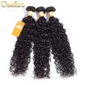 Grade 10A Brazilian Hair Black Water Wave 3 Bundles (size upgradable)
