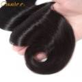 (Grade 10A)Body Wave Black Hair 3 bundles 8inch (size upgradable)