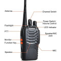 2 x Two way radio BF-888S walkie-talkie outdoor communication equipment With Original Earpiece