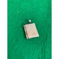 925 SILVER MINI BOOK LOCKET PENDANT  CAN BE ENGRAVED