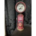 CREATIVE DECORATION METAL PETROL PUMP TABLE CLOCK