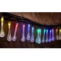 Iconix a 30-LED Solar Raindrop String Fairy Light - Multi Color