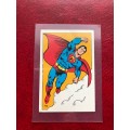 Superman from 1982 Superhero Swop Sensation (Rare). NEAR MINT!, 1982 Collin Penn Collection