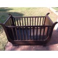 French Sleigh Wooden cot