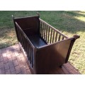 French Sleigh Wooden cot